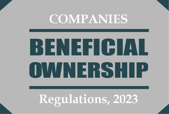 Companies  (Beneficial Ownership)  Regulations, 2023